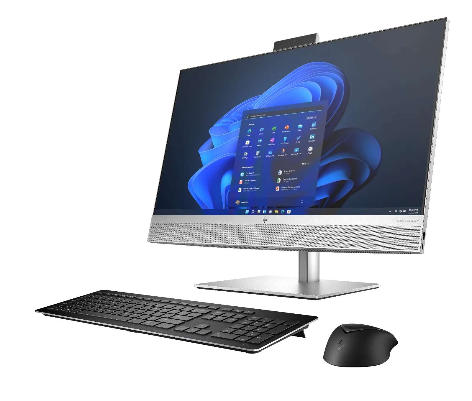 HP EliteOne 870 G9 All-in-One PC, left side view