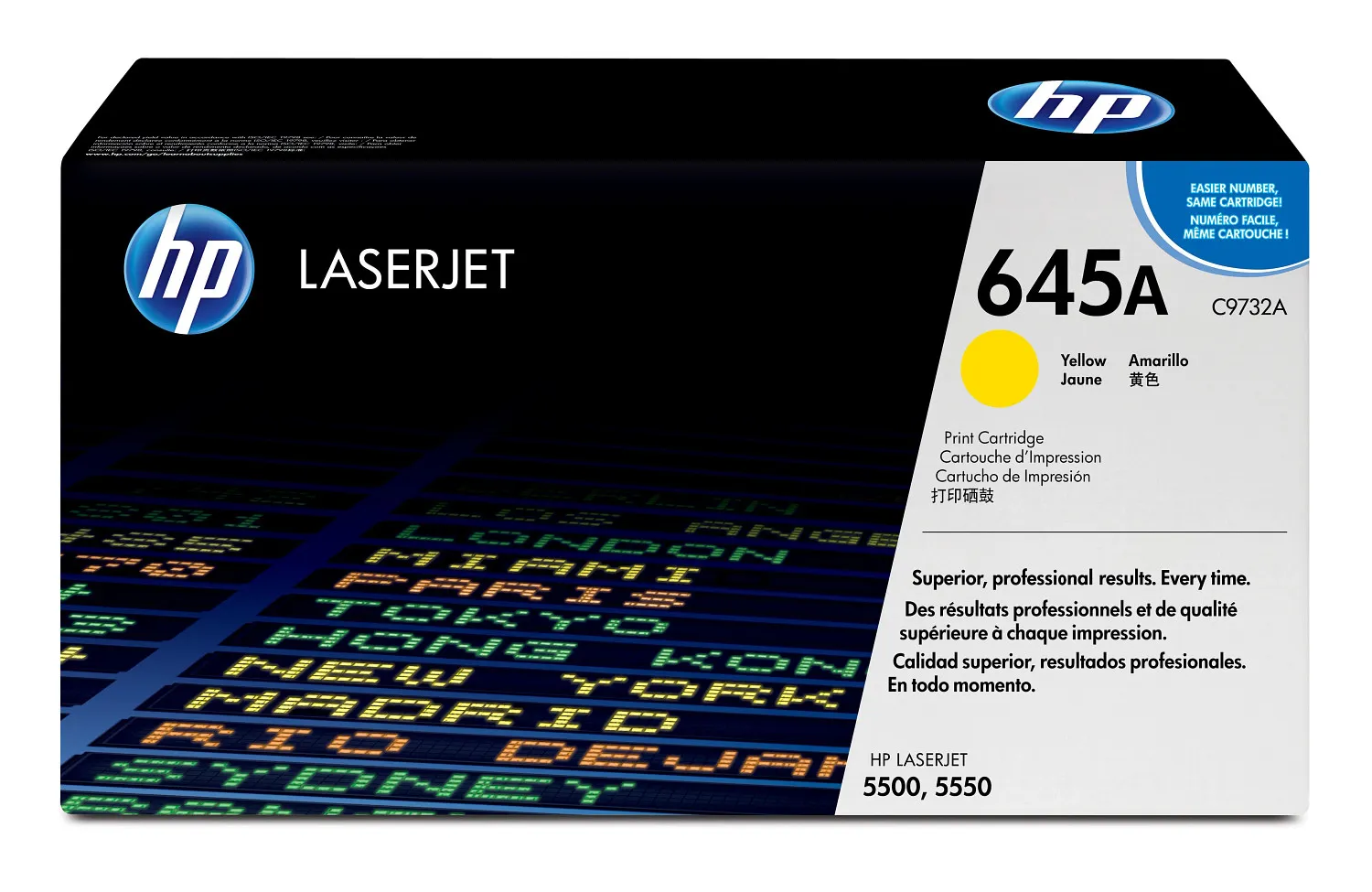 HP 645A Yellow Original LaserJet toner cartridge