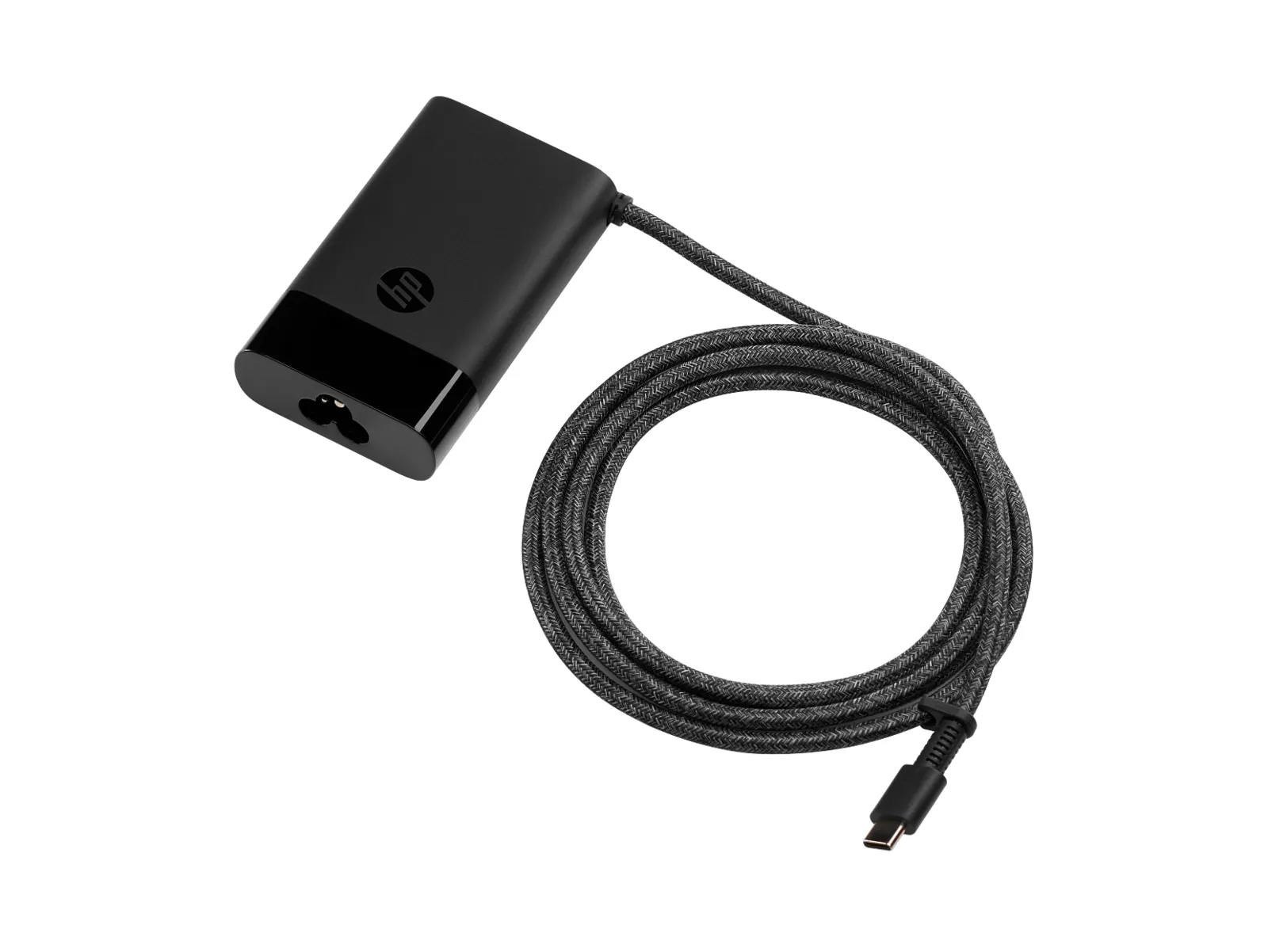 HP USB-C 65W Laptop Charger, front view