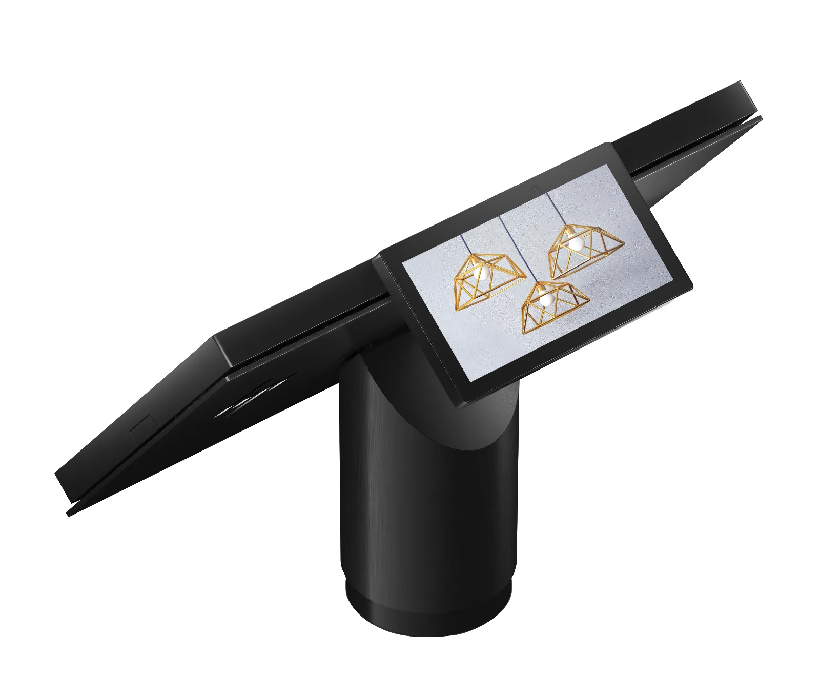 HP Engage One Pro All-in-One System, left side view