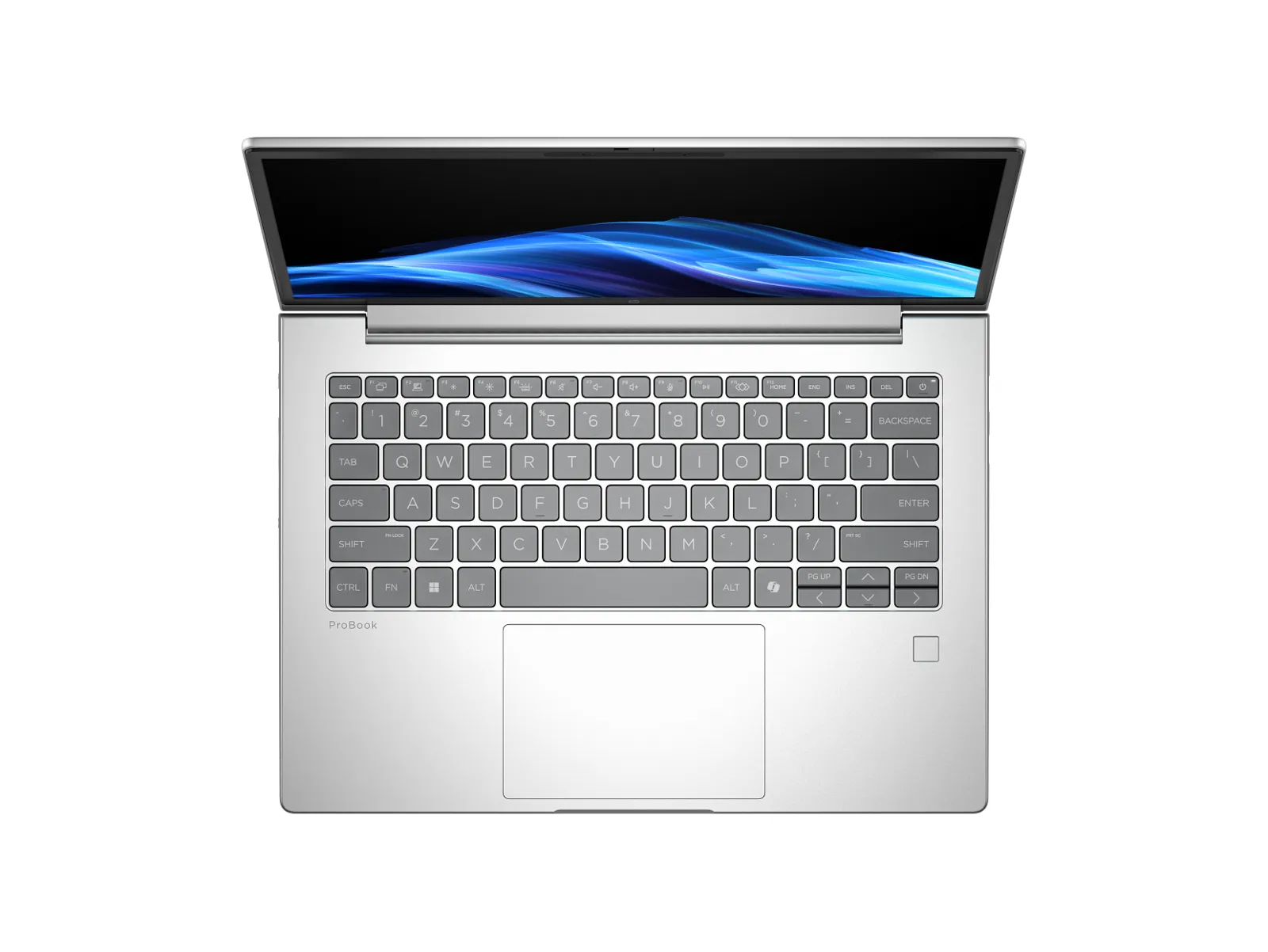 HP ProBook 4 G1i 14 inch Notebook AI PC, top view