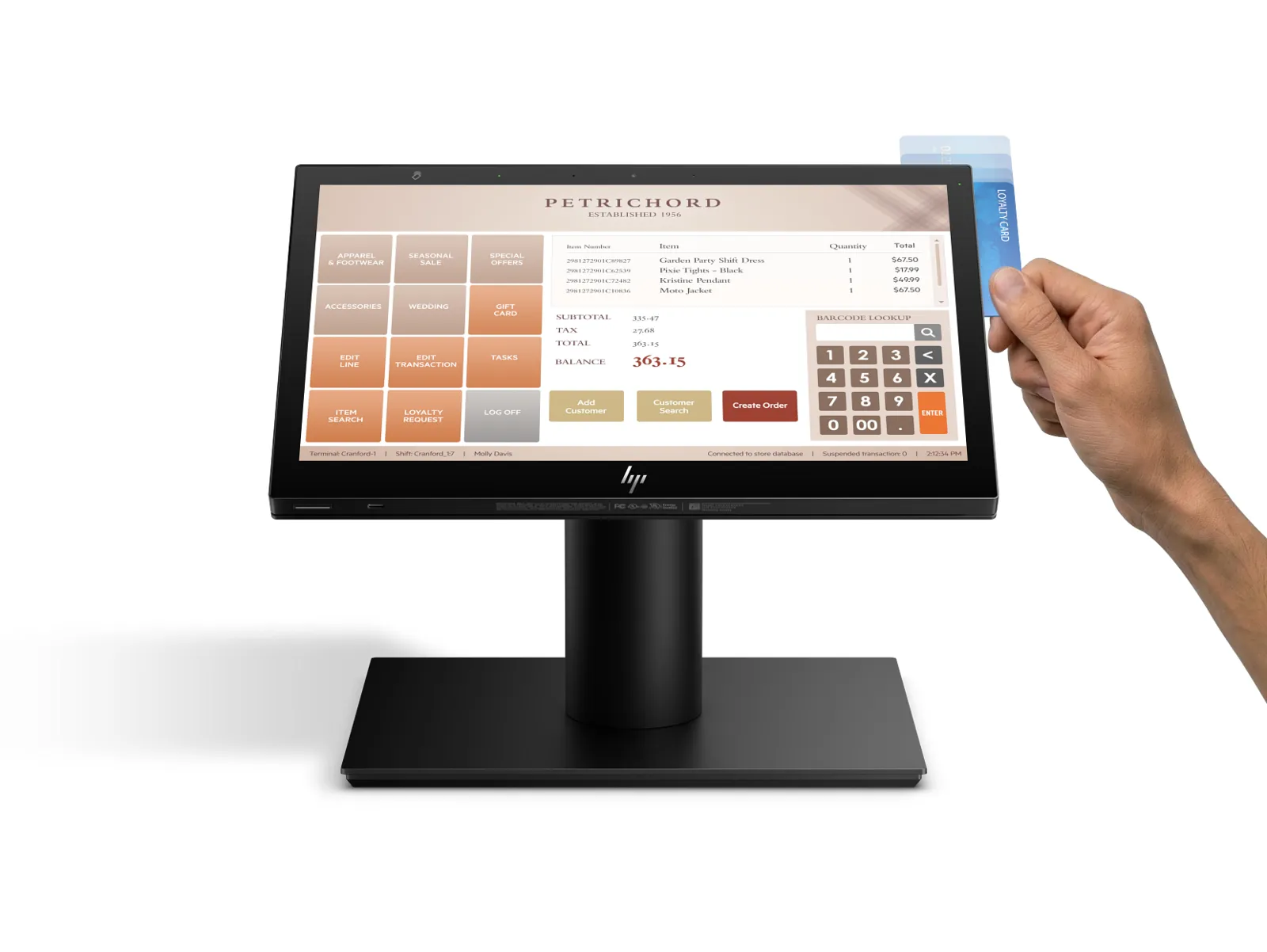 HP Engage One G2 AiO System, front view