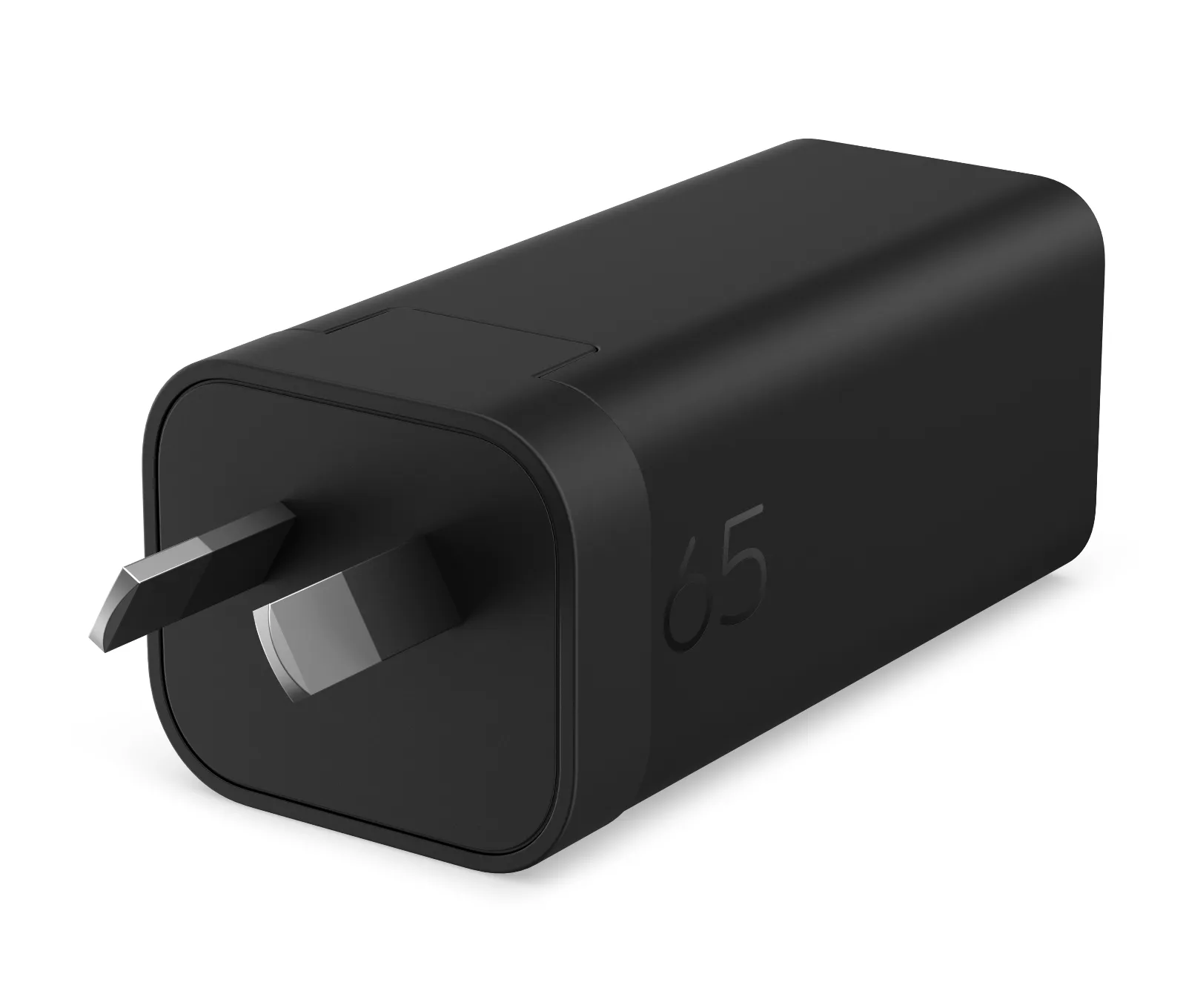 HP 65W GaN Wall Charger, left side view