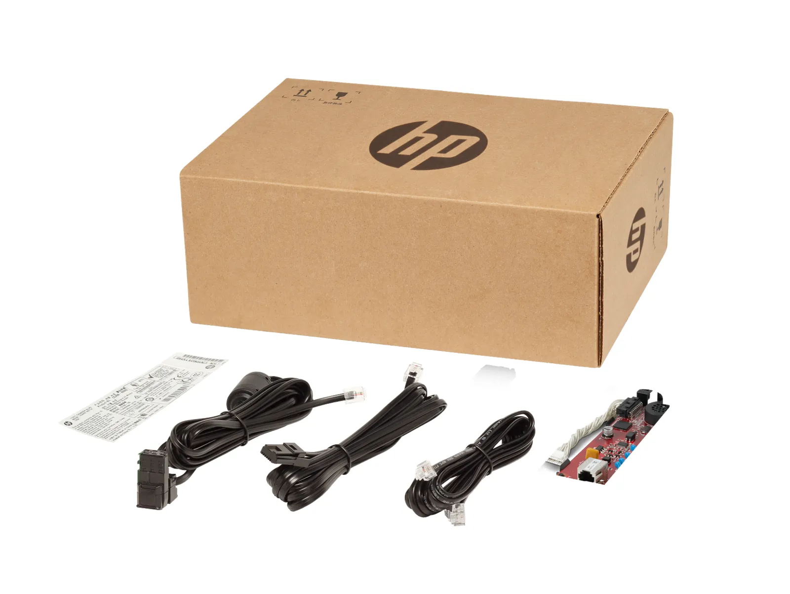 HP LaserJet MFP Analog Fax Accessory 600, left side view