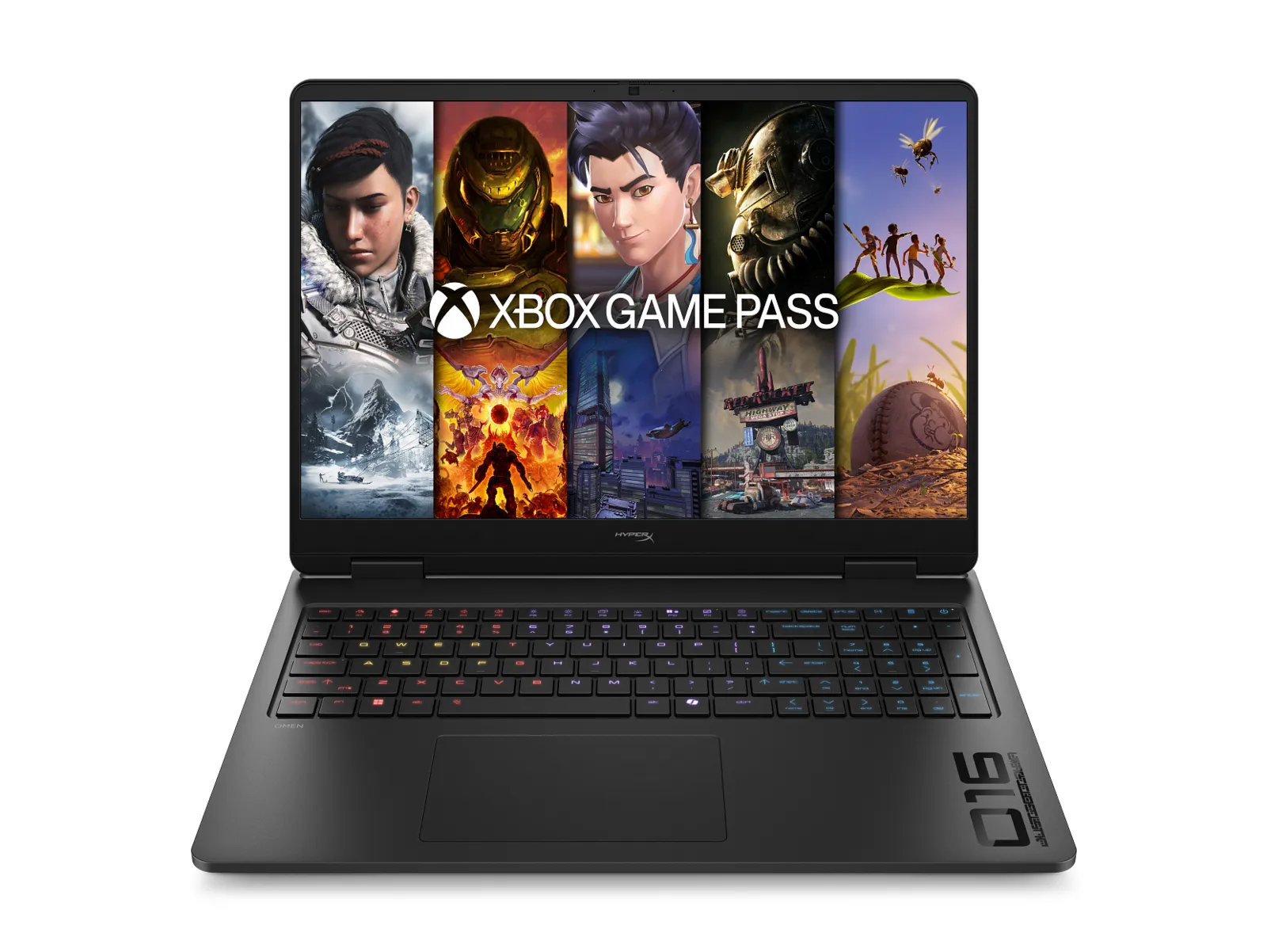 HyperX OMEN 16 inch Gaming Laptop PC 16-am2060TX, front view