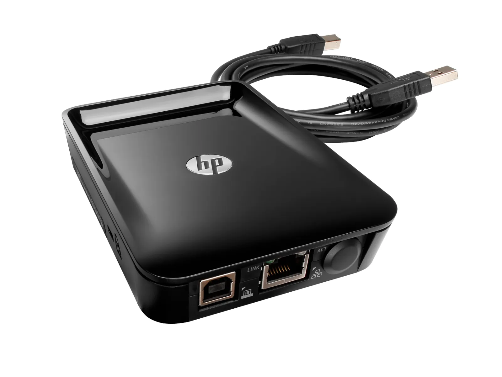 HP Jetdirect LAN Accessory, right side view