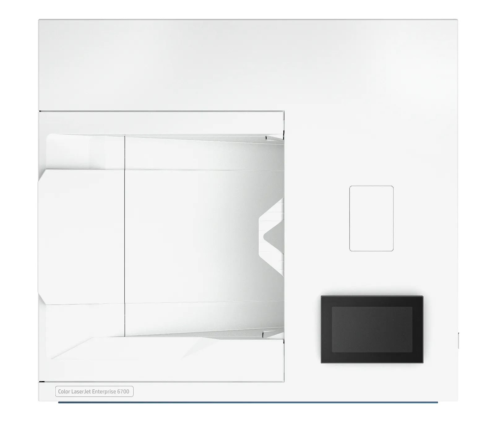 HP Color LaserJet Enterprise 6700dn Printer, top view