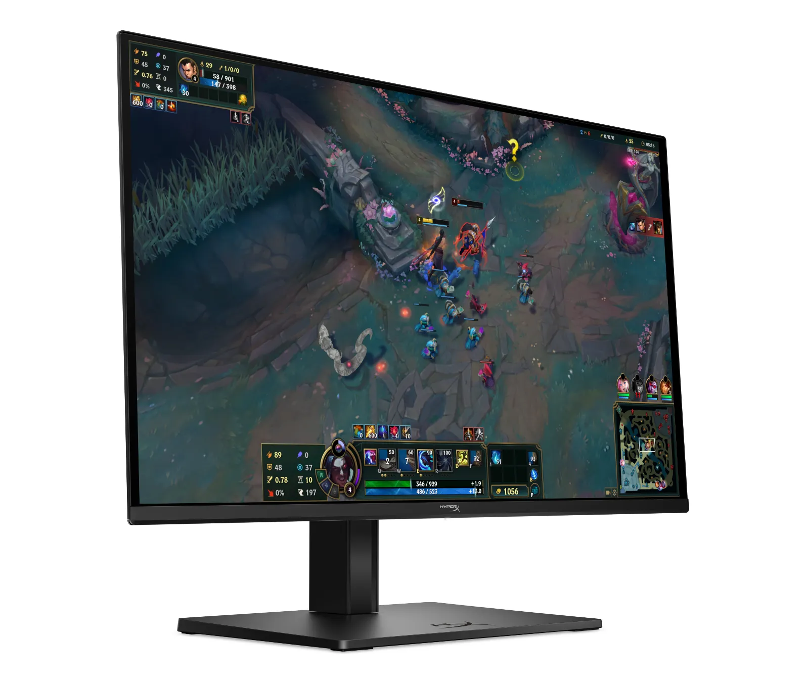 HyperX OMEN OLED 27 inch QHD 240Hz Gaming Monitor - OMEN OLED 27q, right side view