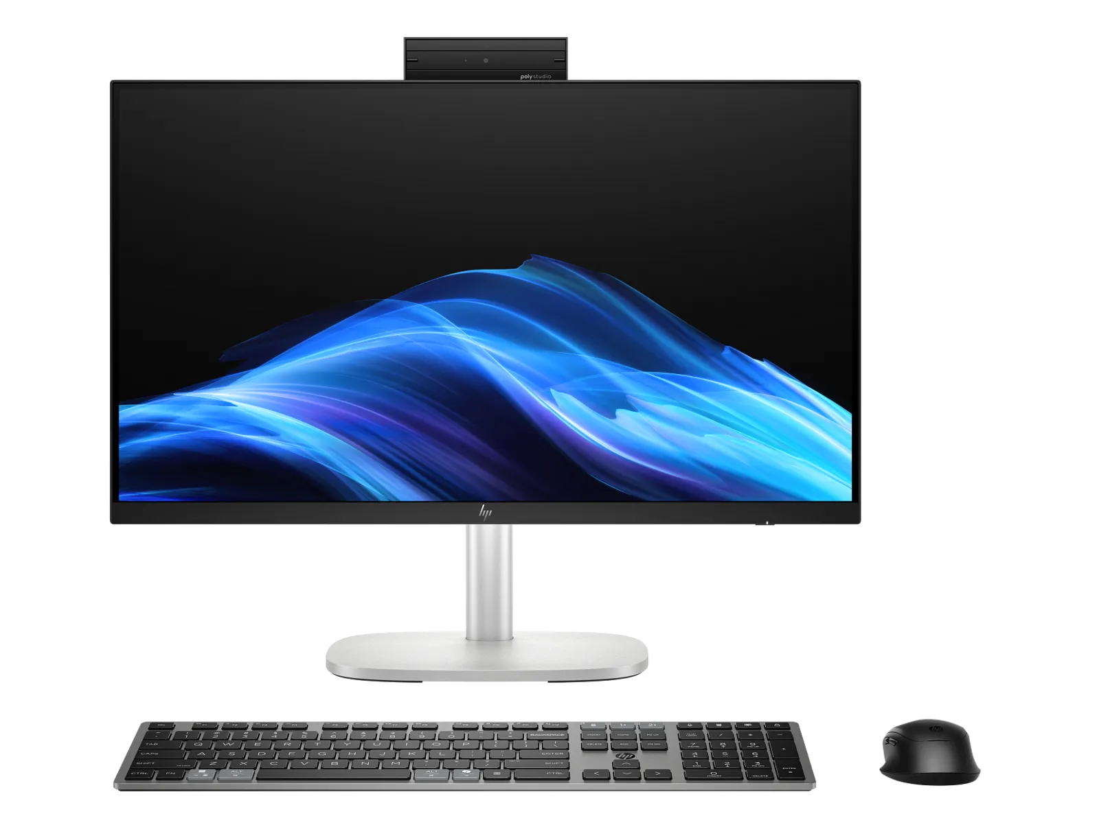 HP EliteStudio 8 All-in-One G1i 23.8 inch Desktop AI PC, front view