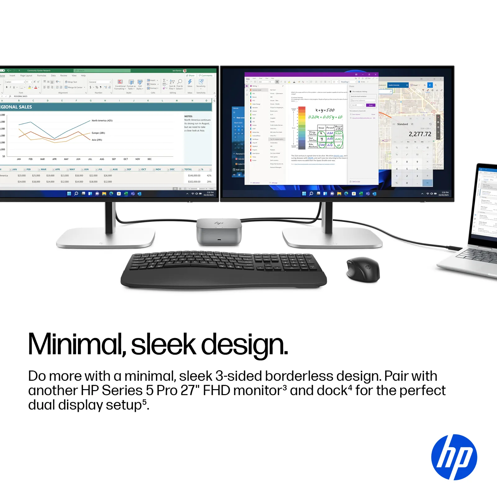 HP Series 5 Pro 527pf computer monitor