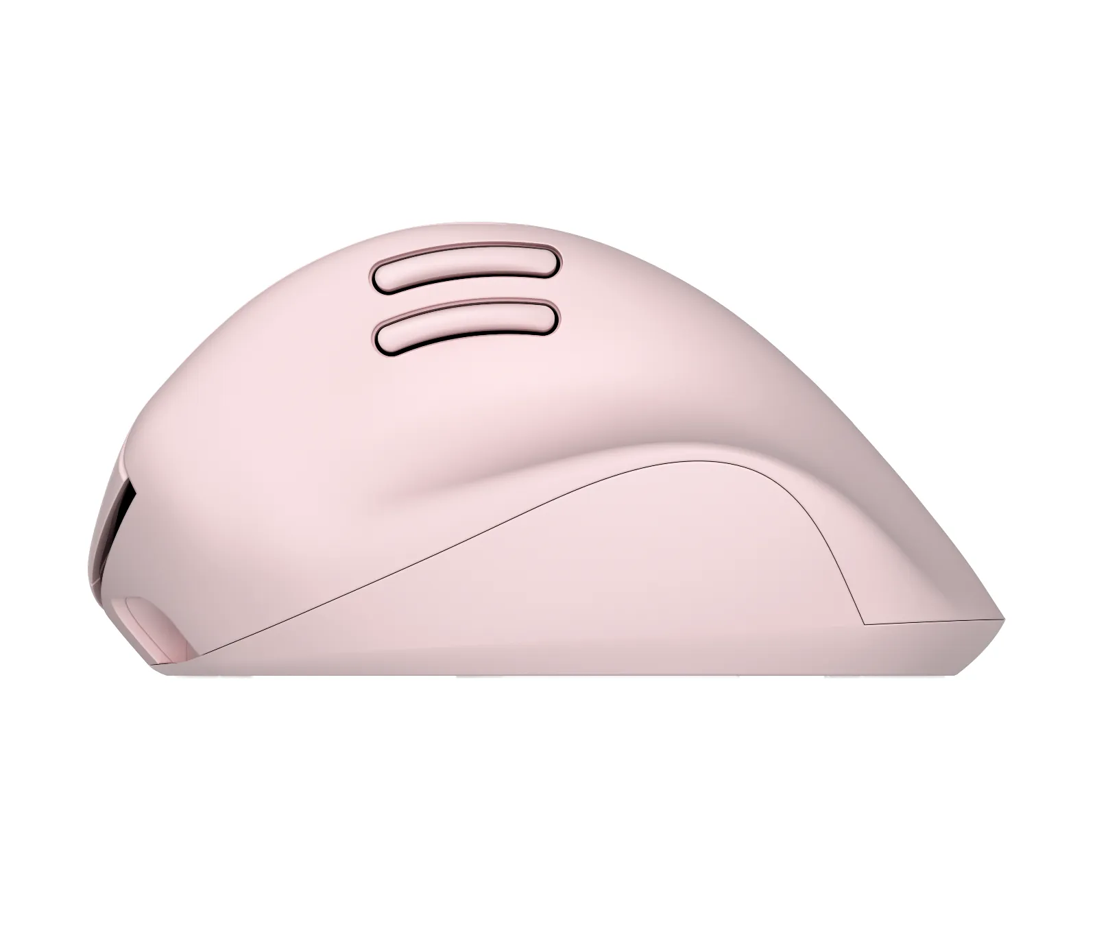 HP Tilt Ergonomic Pink Mouse 720M, left side view