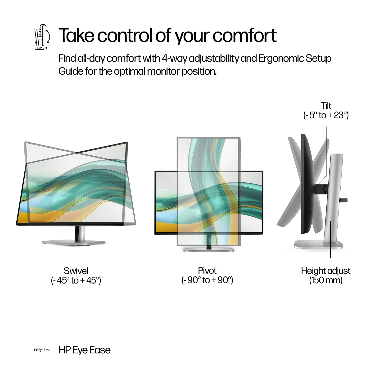 HP Series 5 Pro 23.8 inch FHD Monitor - 524pf computer monitor