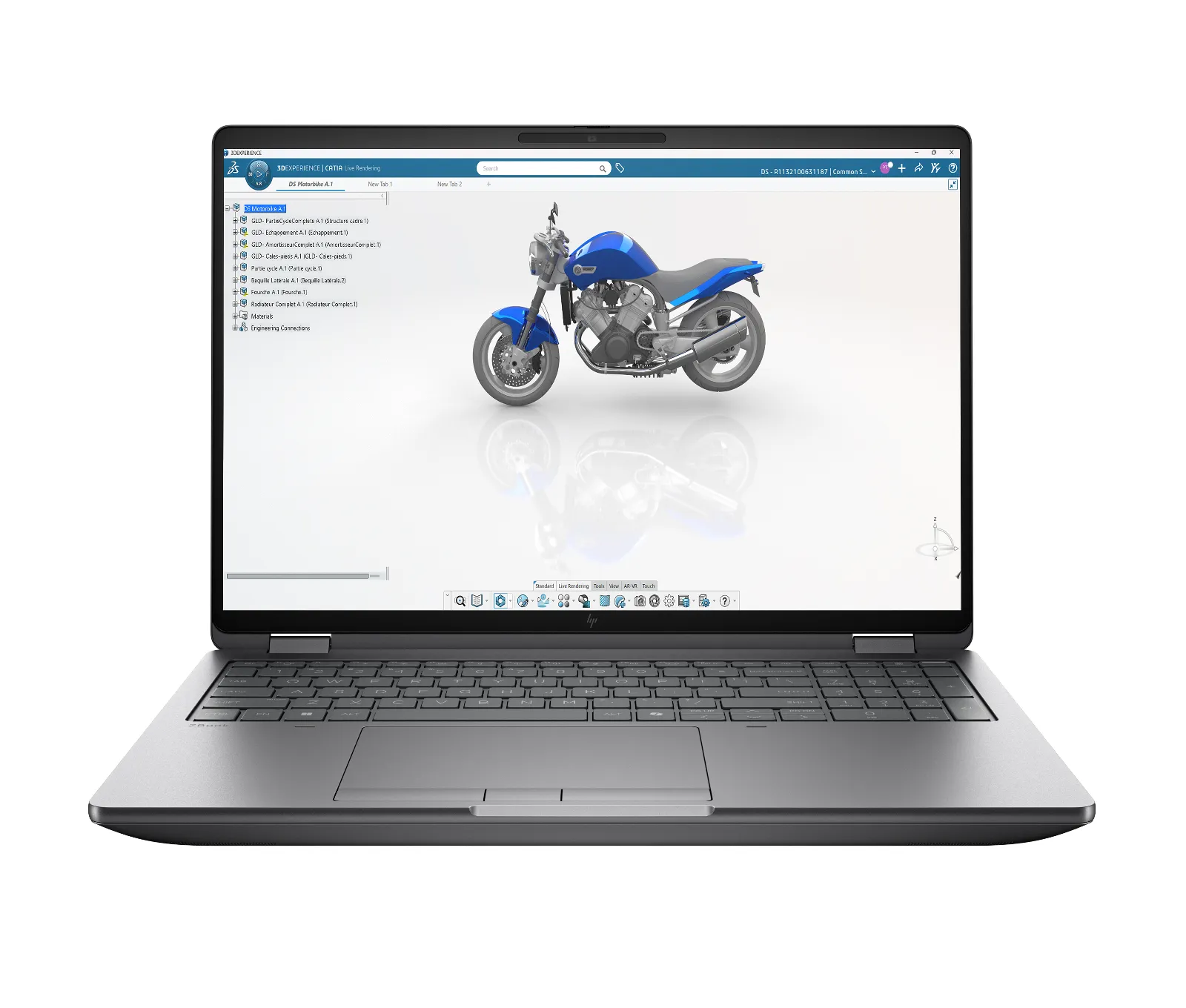 HP ZBook Fury G1i 16 inch Mobile Workstation PC, front view