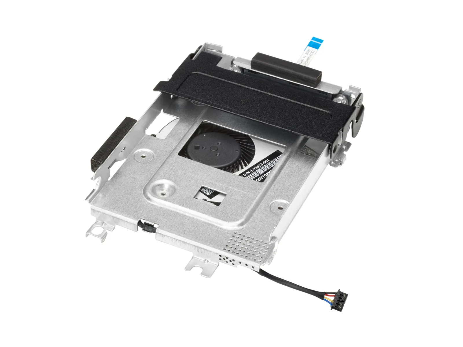 HP Desktop Mini 2.5-inch SATA Drive Bay kit v2, left side view