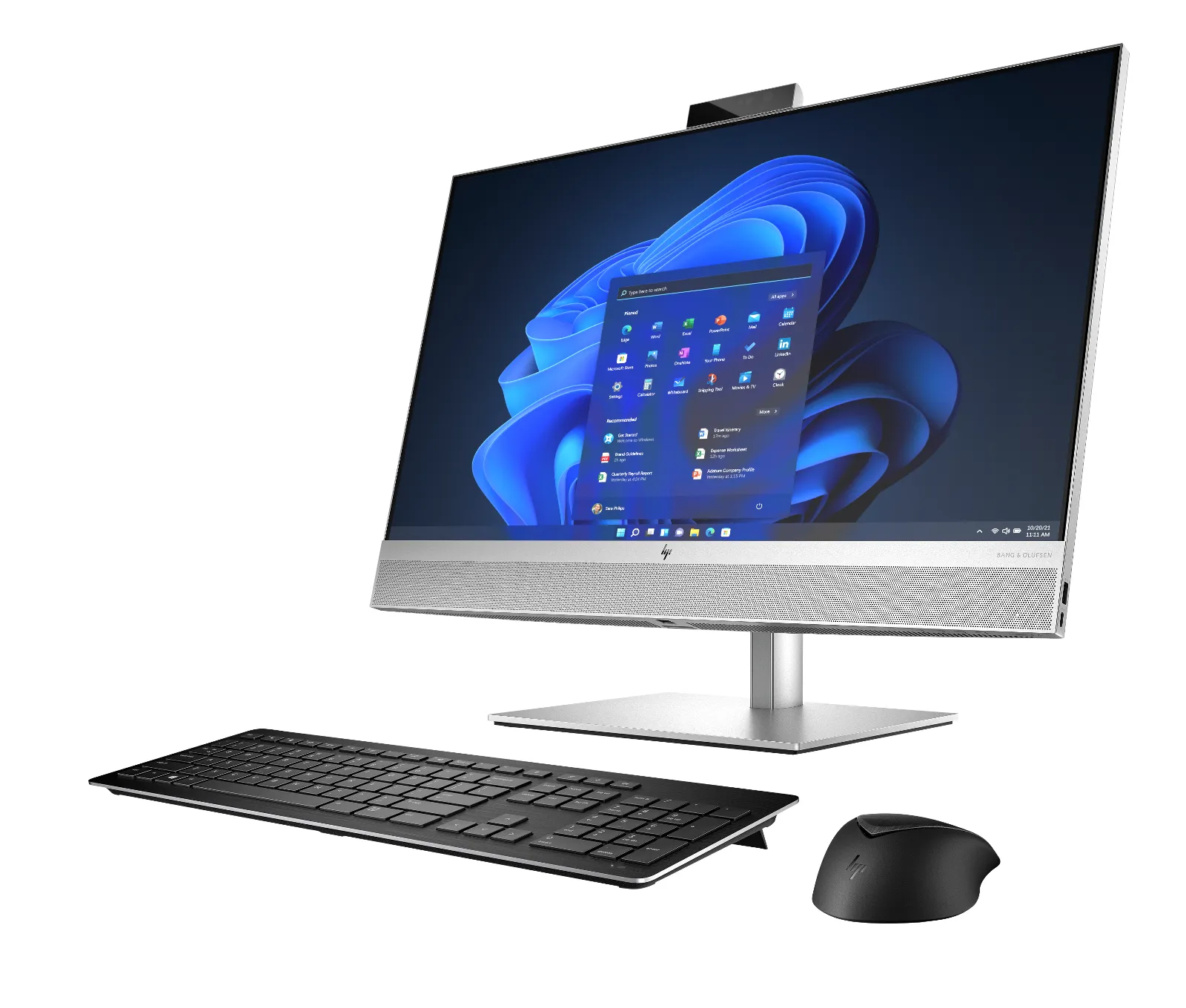 HP EliteOne 870 G9 All-in-One PC, left side view