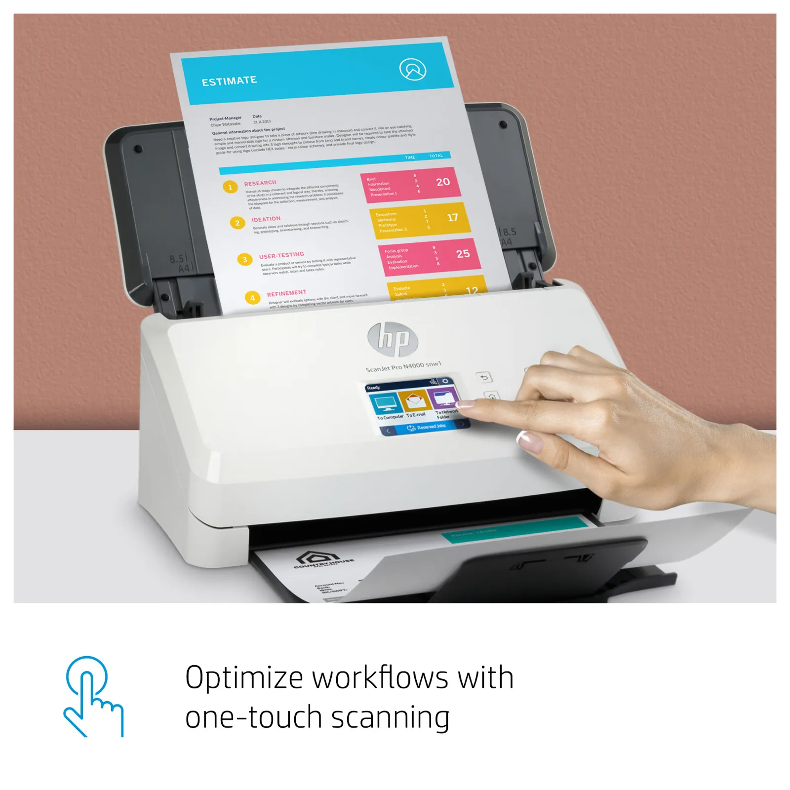HP ScanJet Pro N4000 snw1