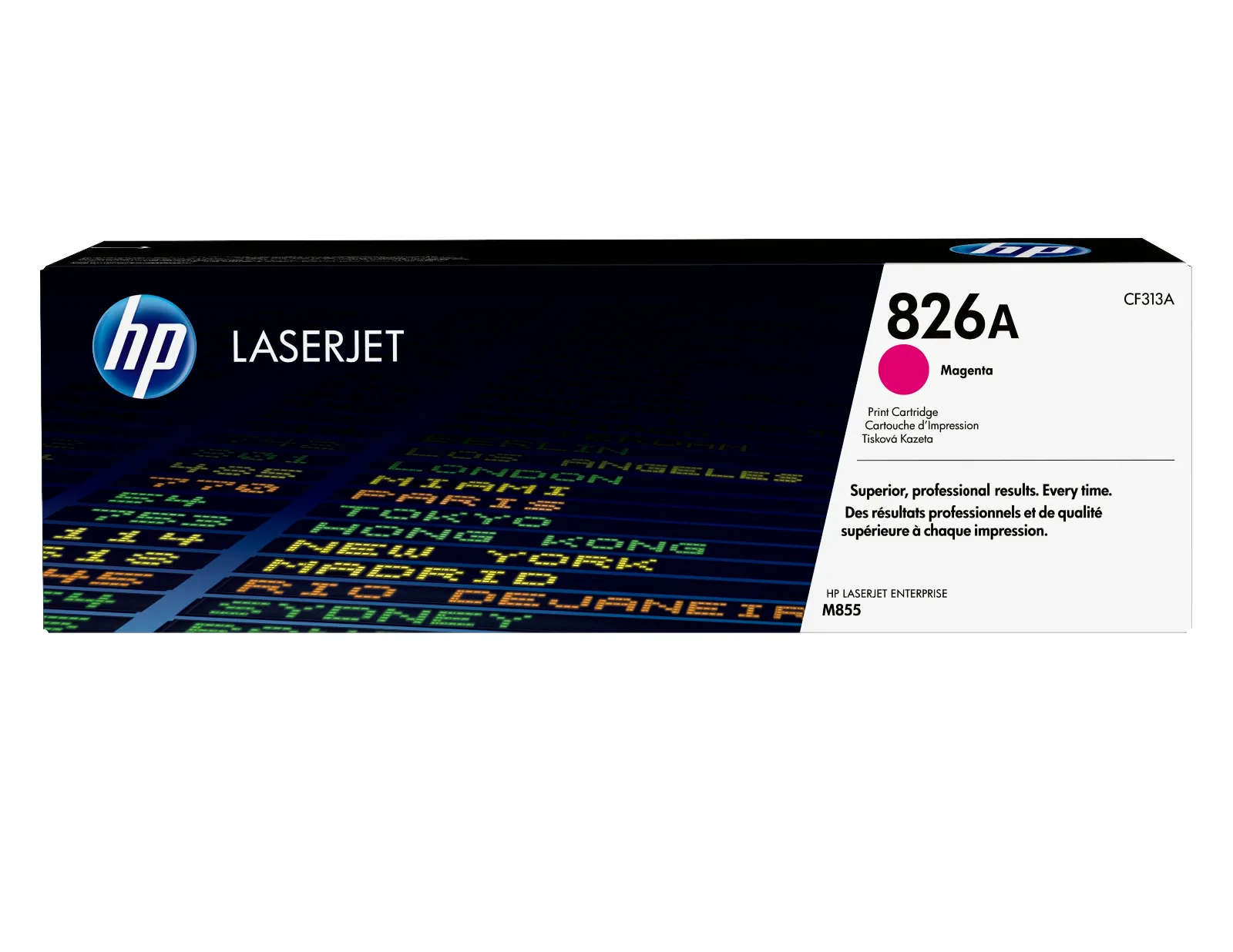 HP 826A Magenta Original LaserJet Toner Cartridge, front view