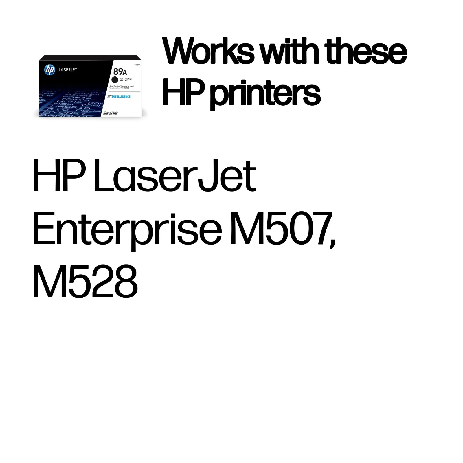 HP 89A Black Original LaserJet toner cartridge