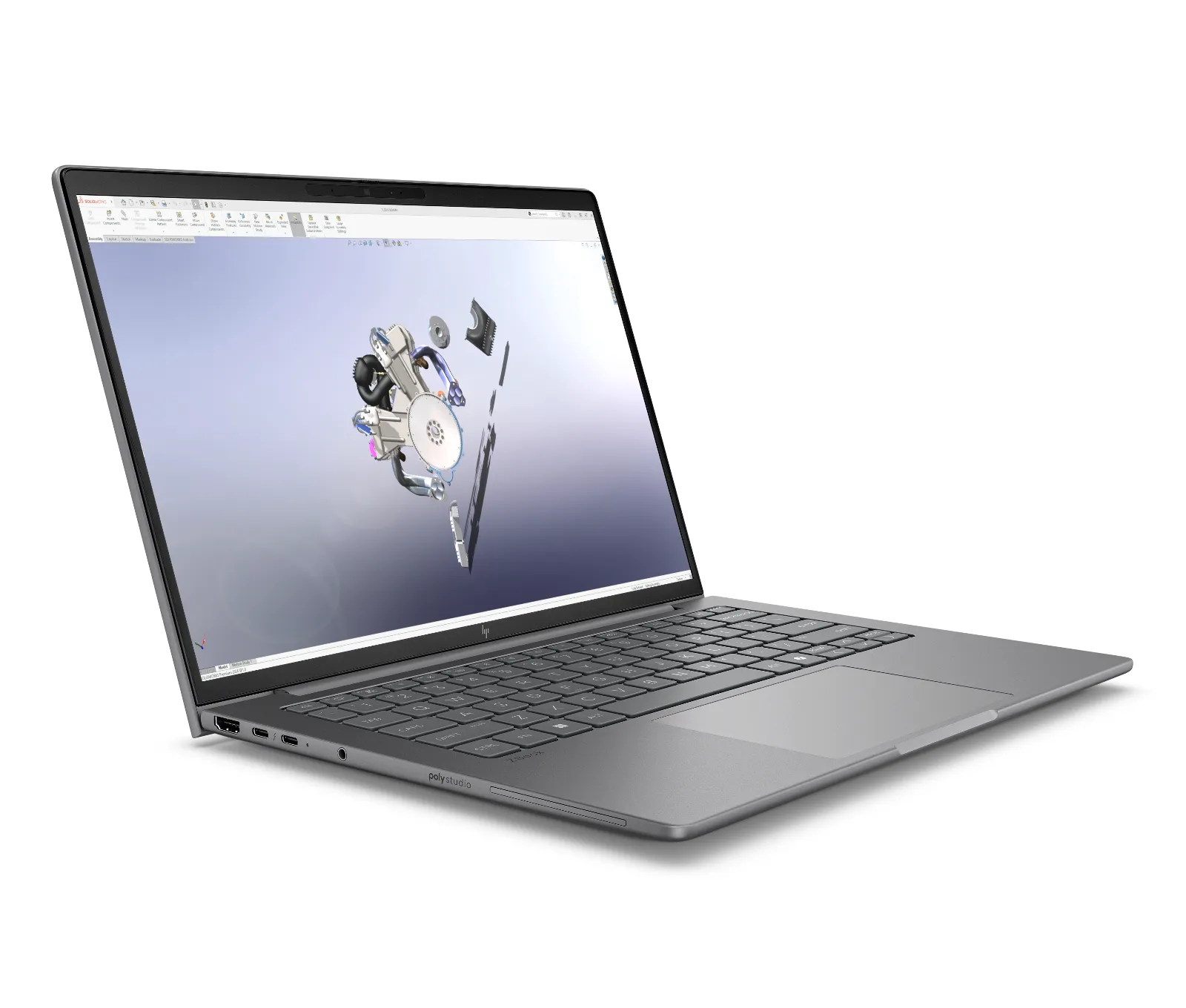 HP ZBook 8 G1i 14 inch Mobile Workstation PC, right side view