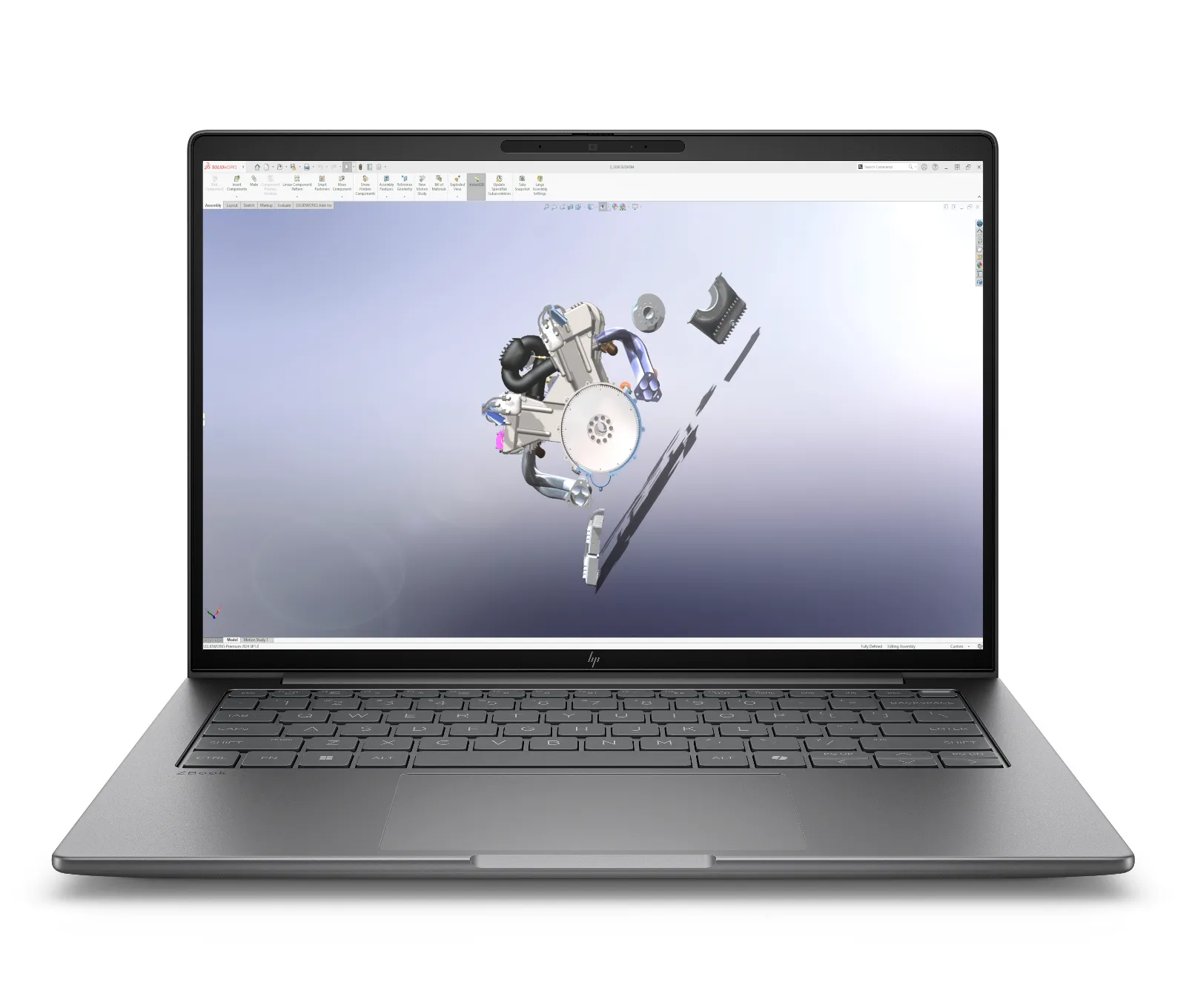 HP ZBook 8 G1i 14 inch Mobile Workstation PC, front view