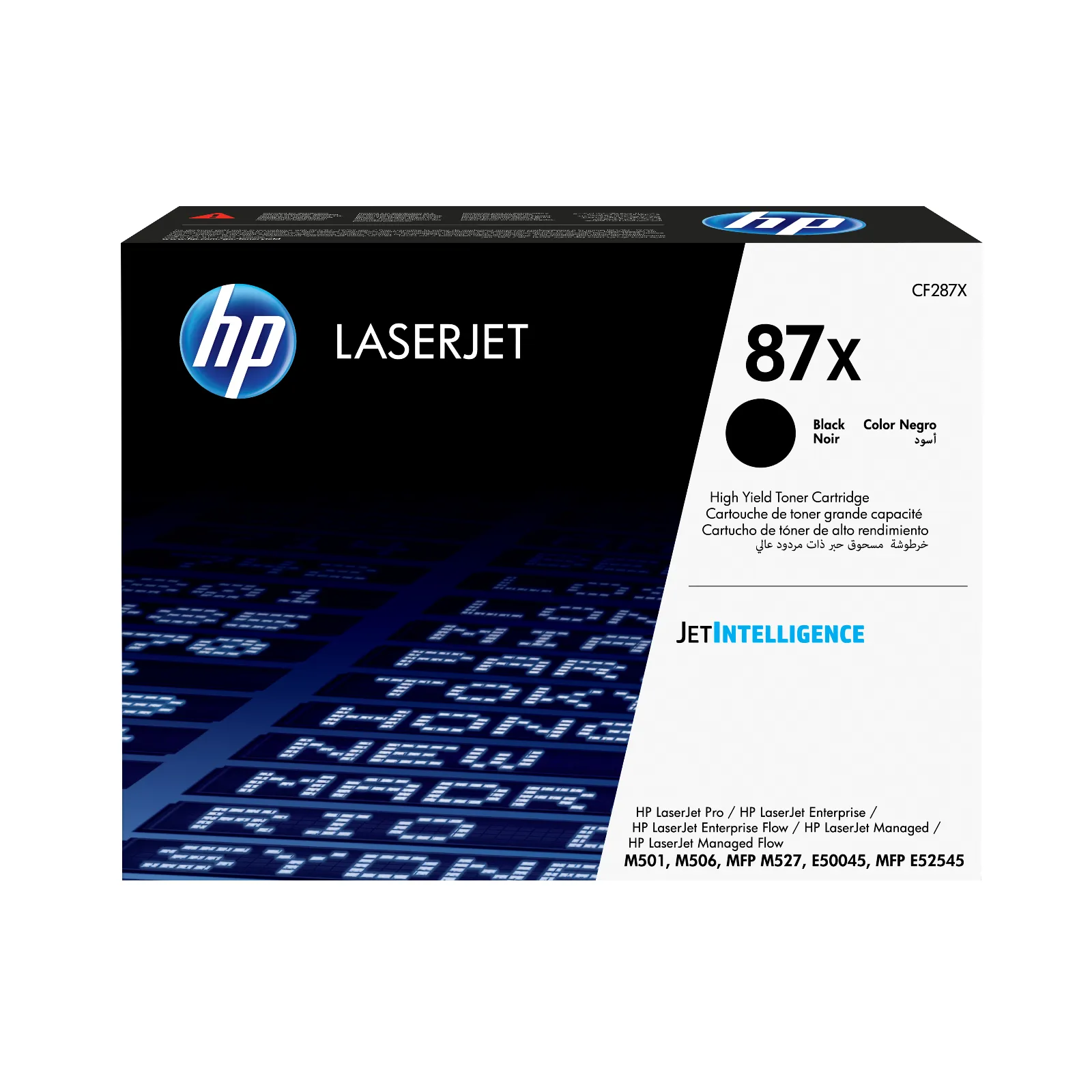 HP 87X High Yield Black Original LaserJet toner cartridge