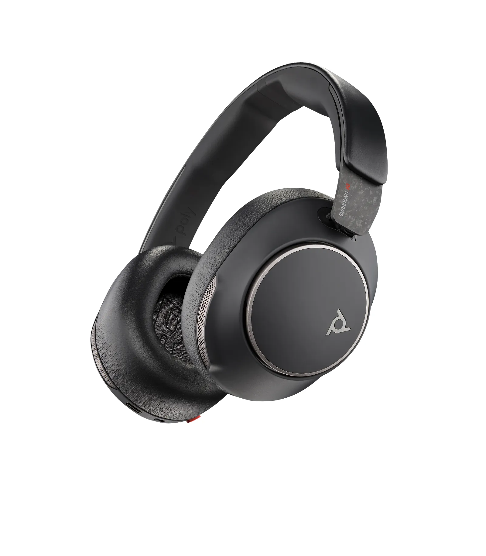 HP Poly Voyager Surround 80 UC Microsoft Teams Certified USB-C Headset +USB-C/A Adapter