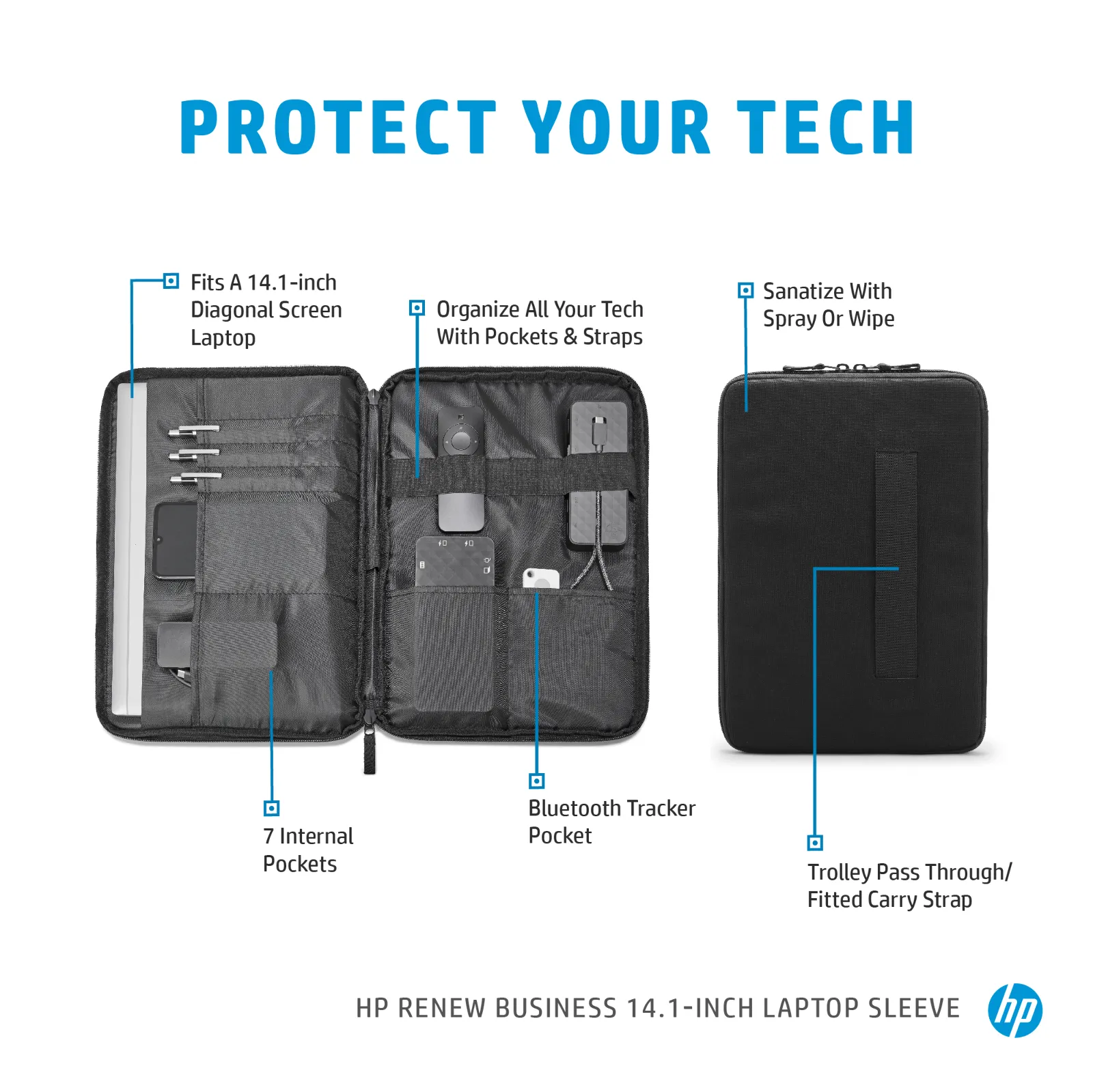 HP Renew Business 14.1 Laptop Bag
