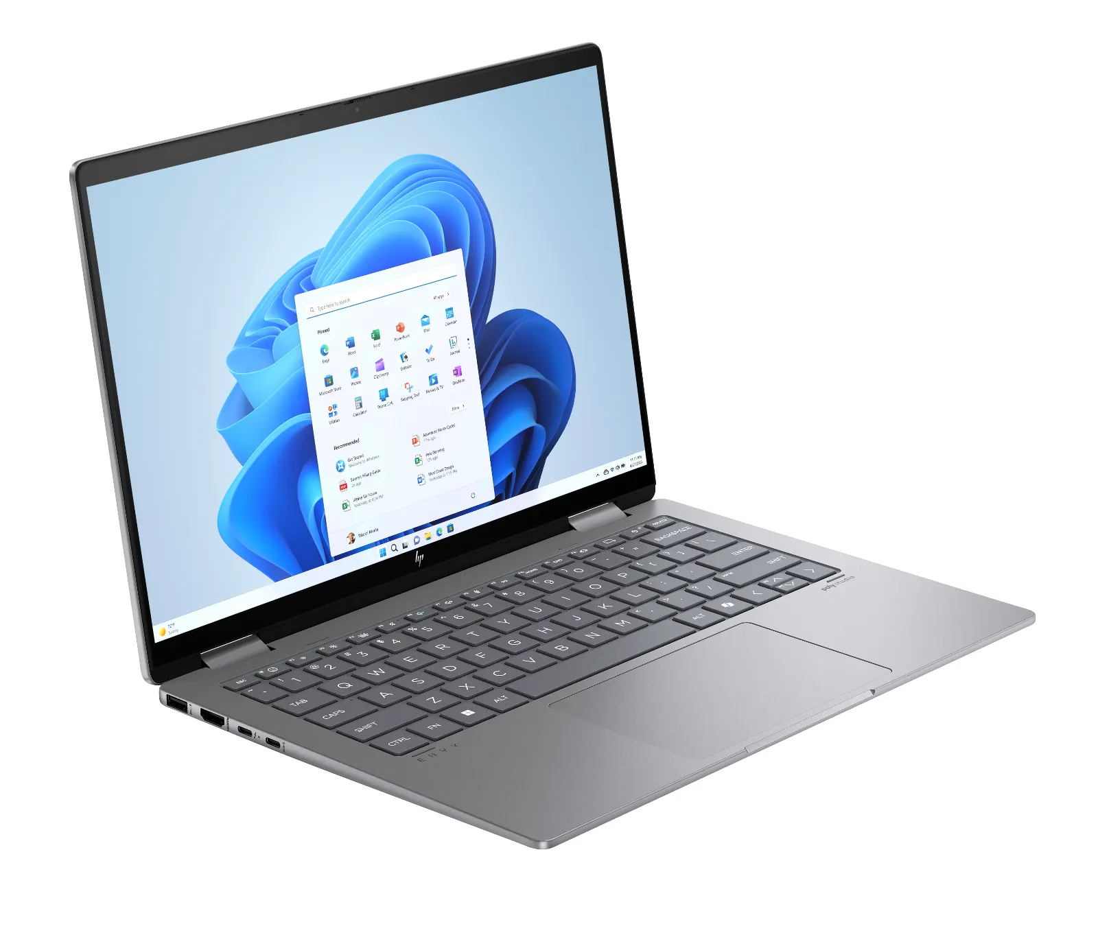 HP Envy x360 2-in-1 Laptop 14-fc0025TU, right side view