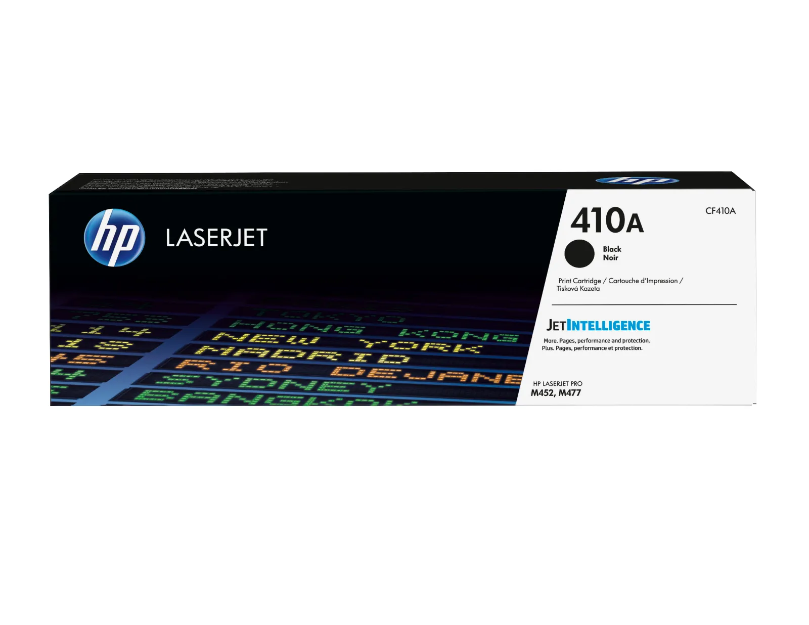 HP 305A Black Original LaserJet Toner Cartridge, front view