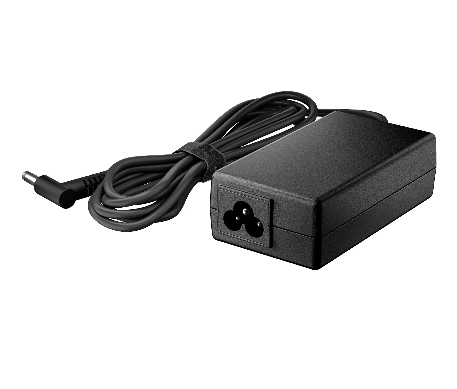 HP 65W Smart AC Adapter, left side view