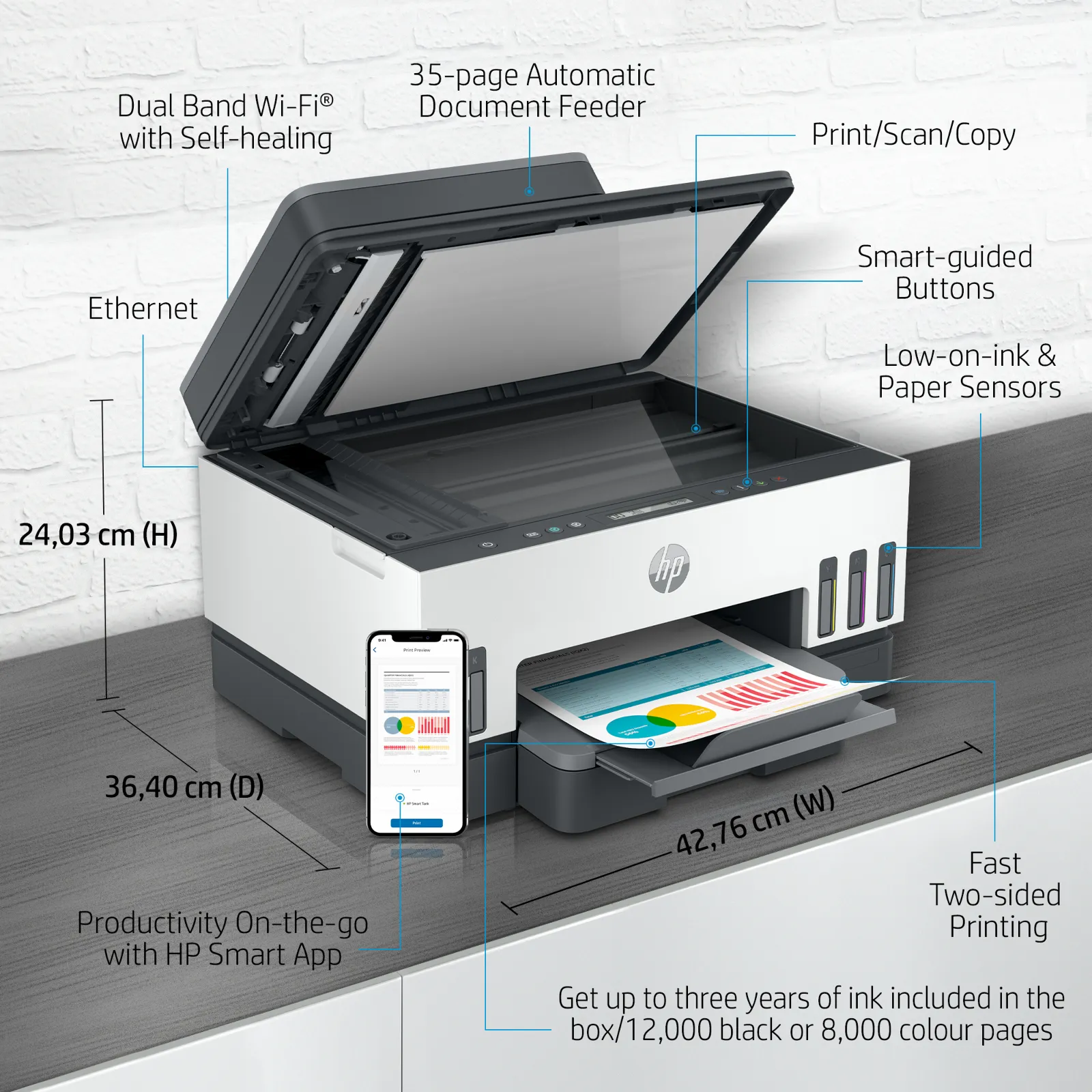 HP Smart Tank 7305 All-in-One Printer