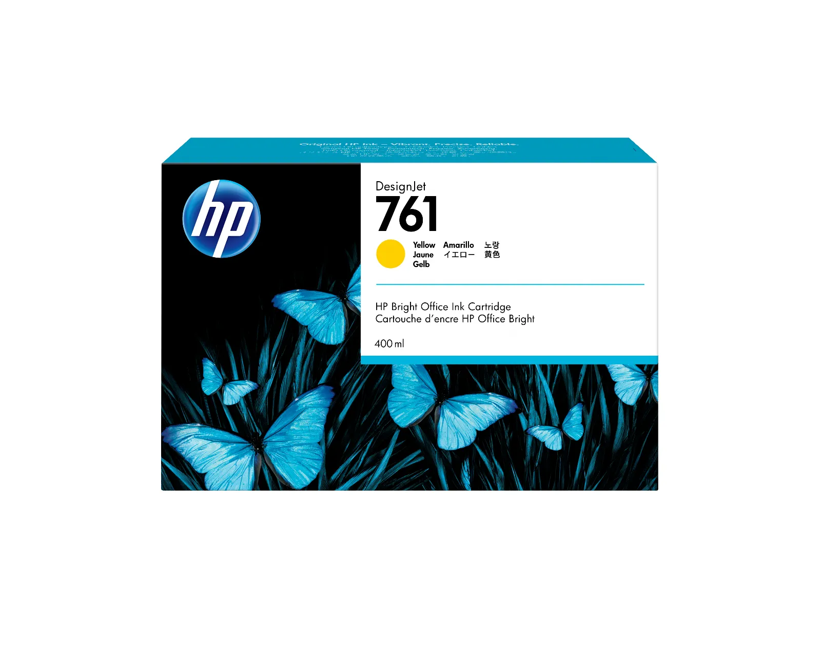 HP 761 400-ml Yellow DesignJet Ink Cartridge print head