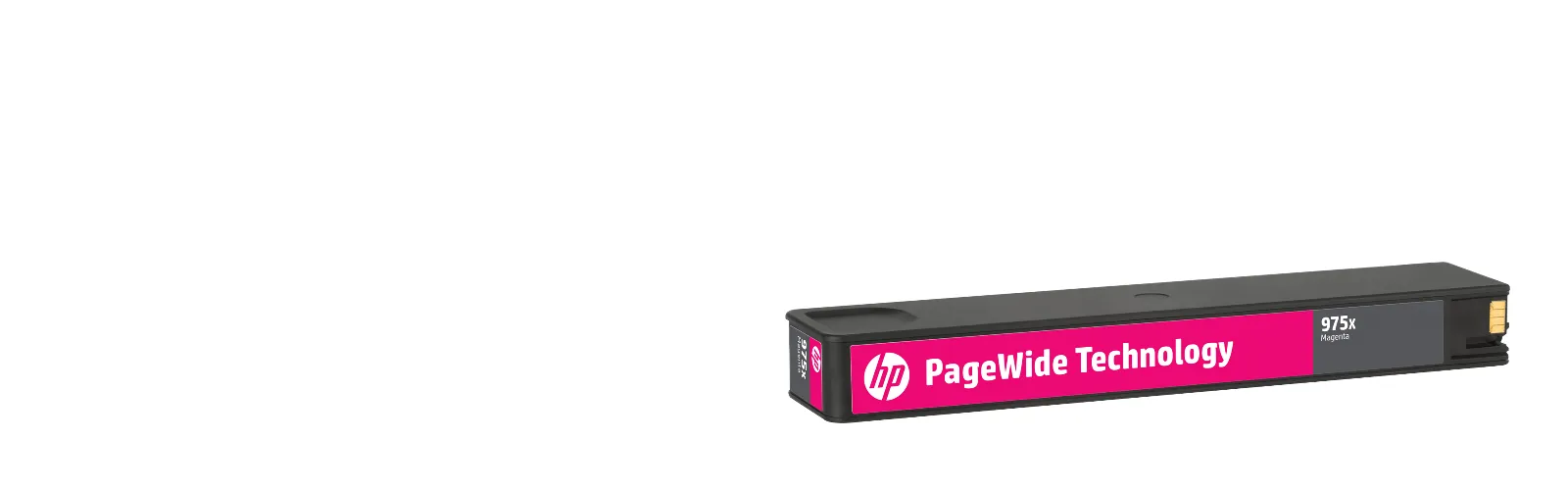 HP 975X High Yield Magenta Original PageWide Cartridge, front view