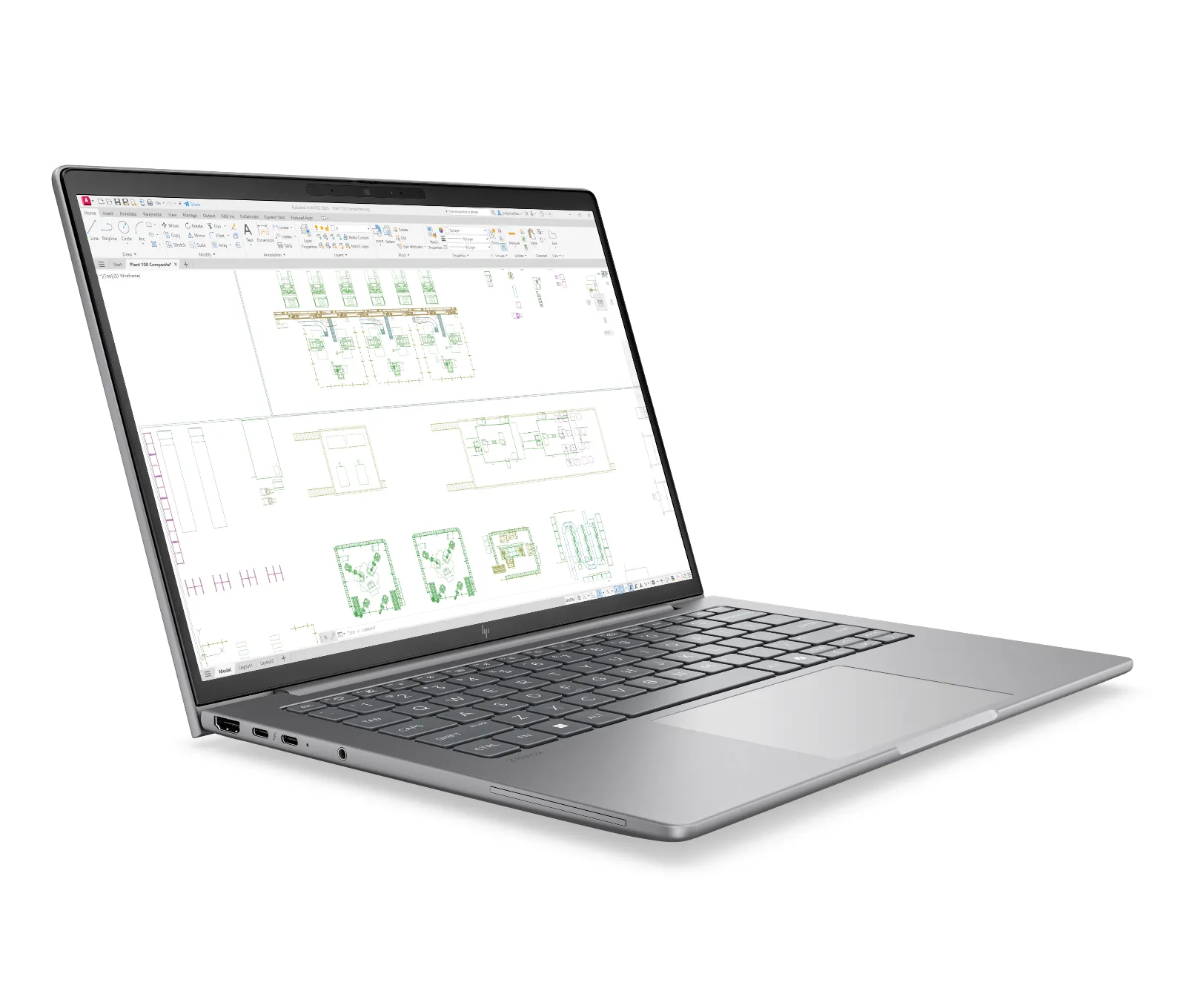 HP ZBook 8 G2i 14 inch Mobile Workstation PC, right side view