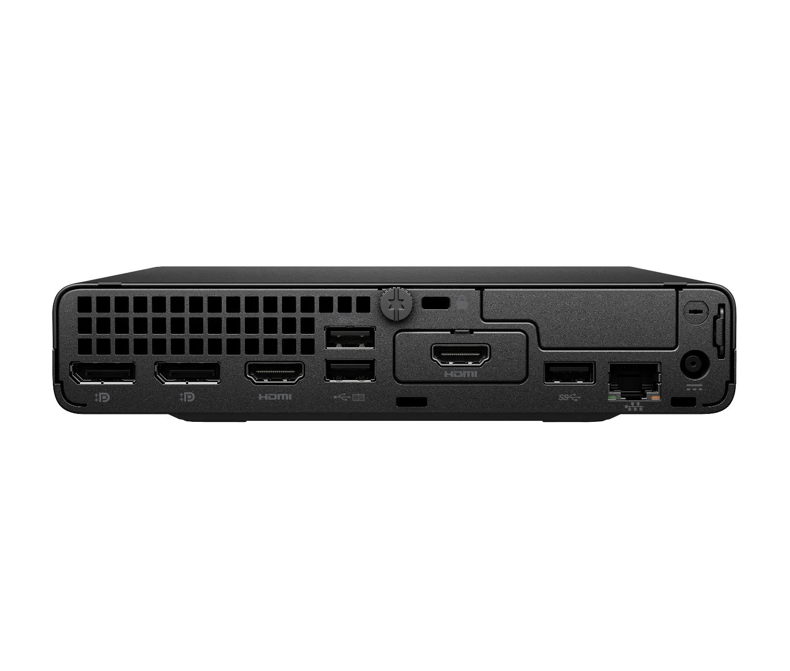 HP Pro Mini 400 G9 Desktop PC, rear view