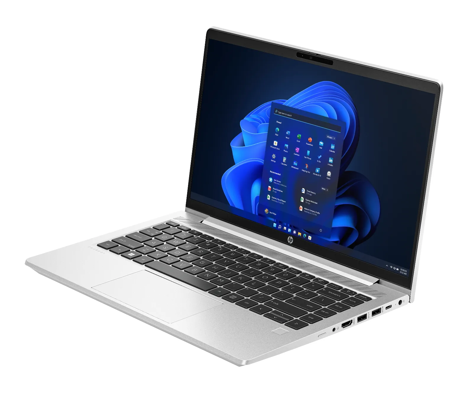 HP ProBook 445 14 inch G10 Notebook PC, left side view