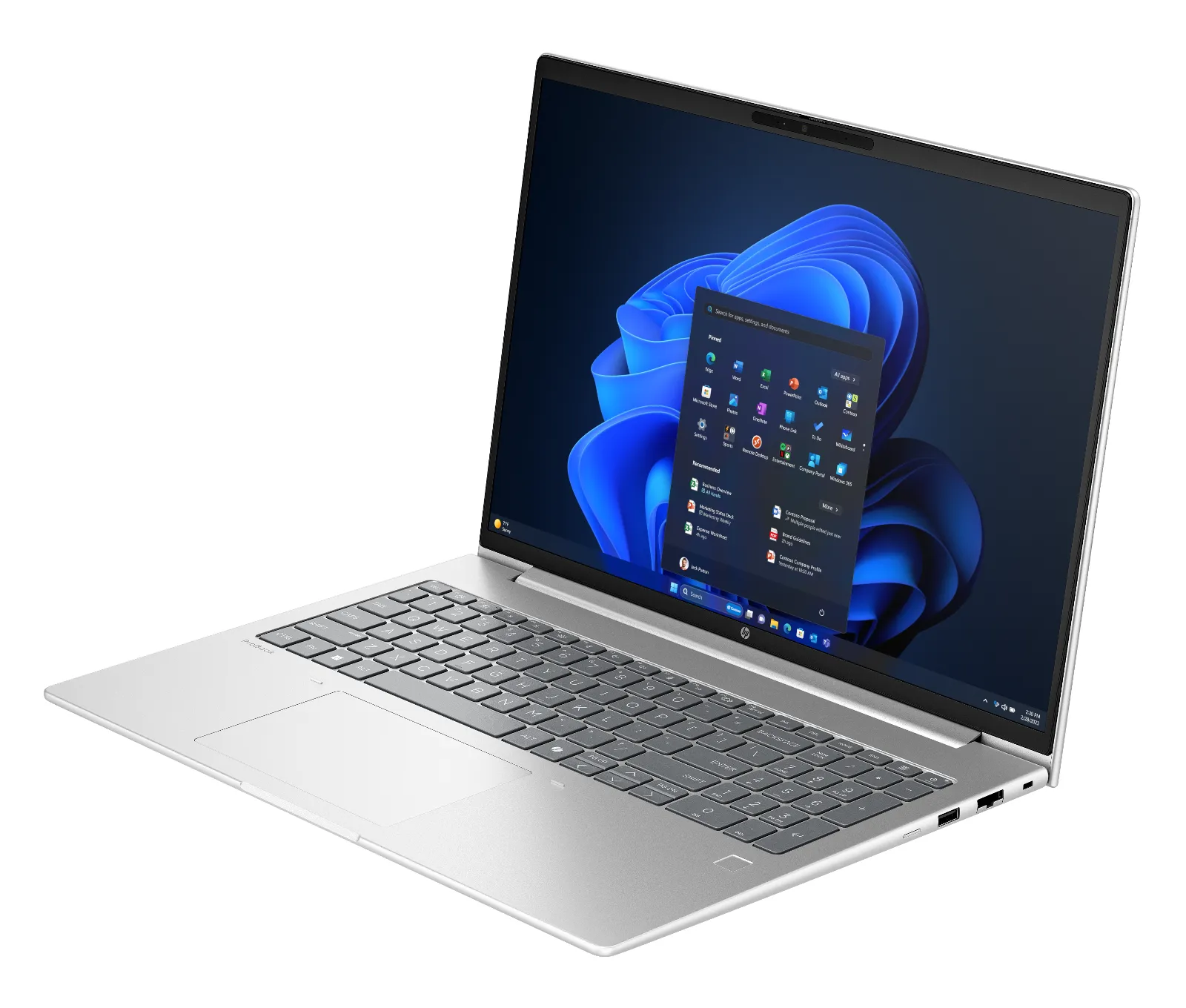 HP ProBook 4 G1iR 16 inch Notebook PC, left side view
