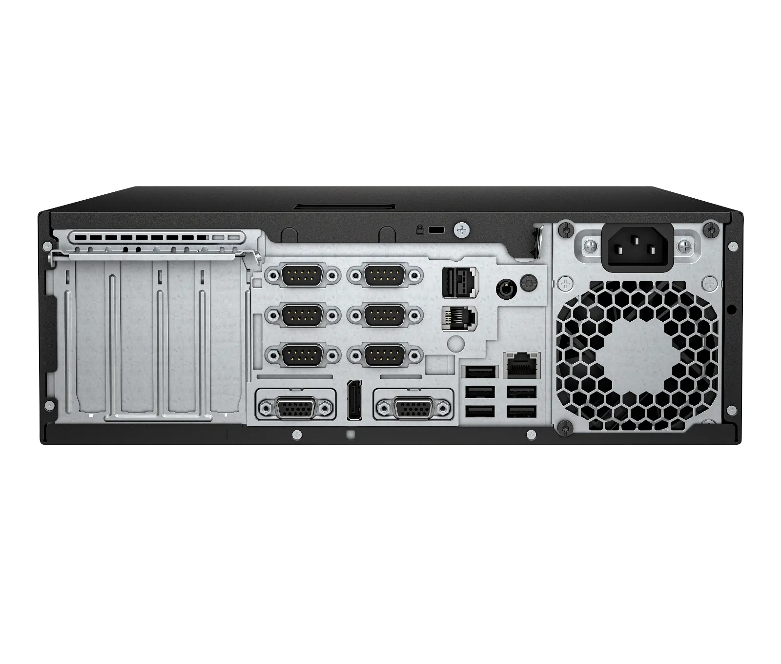 HP Engage Flex Pro-C G2 Retail System, rear view