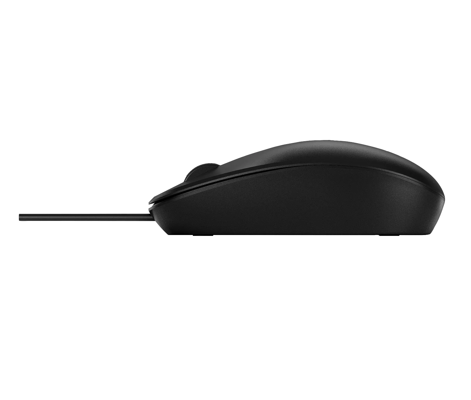 HP 125 Wired Mouse, left side view