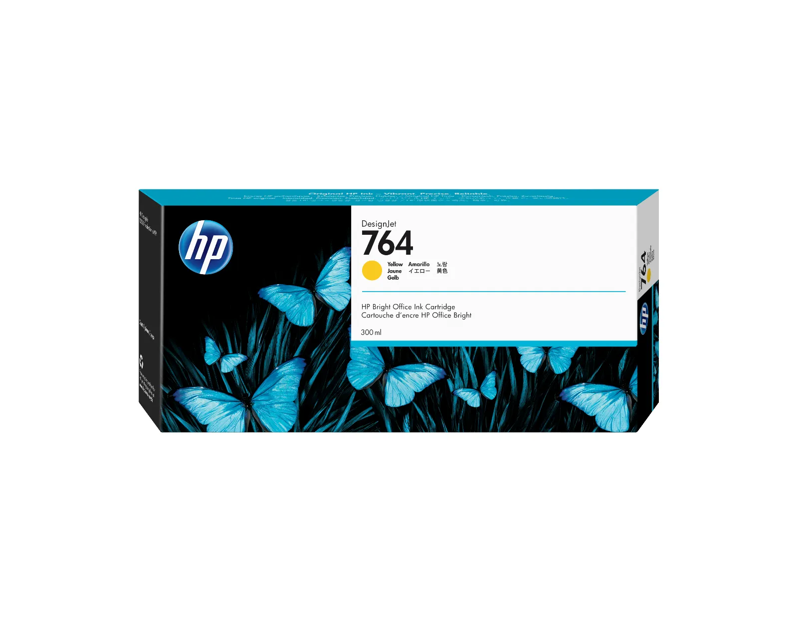 HP 764 300-ml Yellow DesignJet Ink Cartridge print head